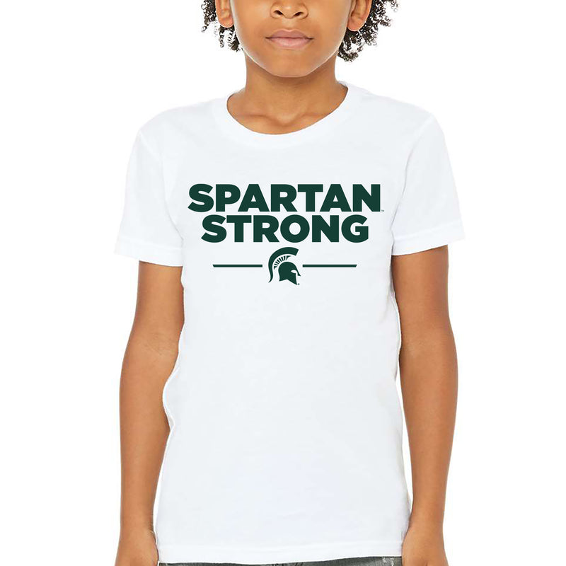 Spartan Strong Youth T-Shirt - White