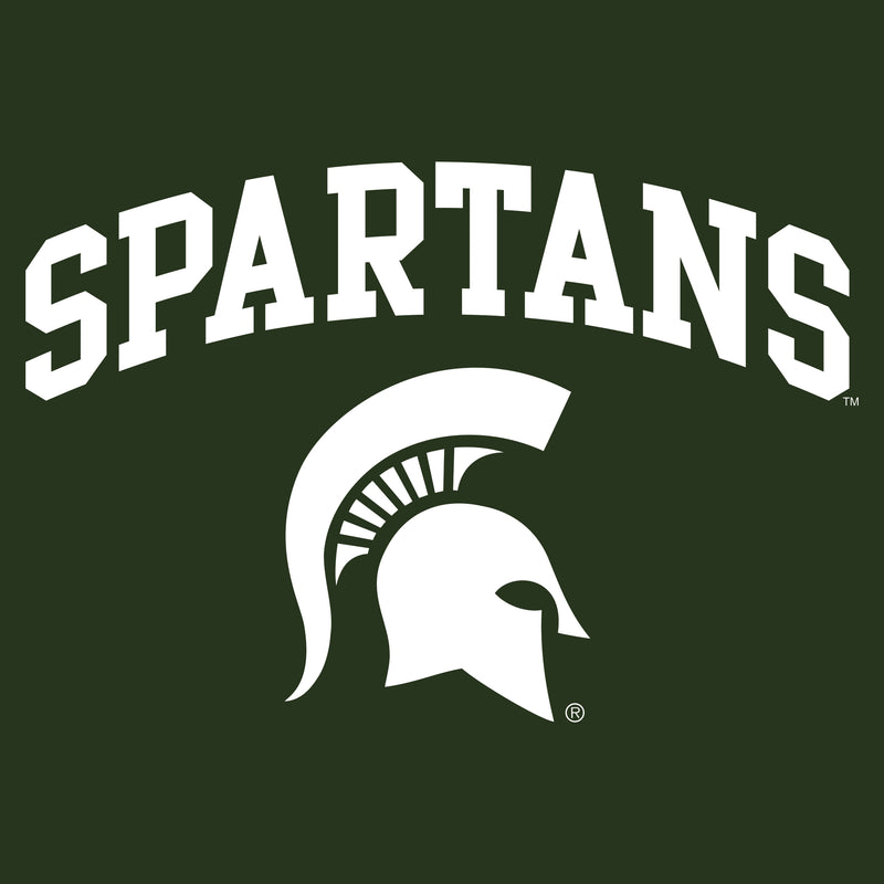 Michigan State University Spartans Arch Logo Tank Top - Forest Green