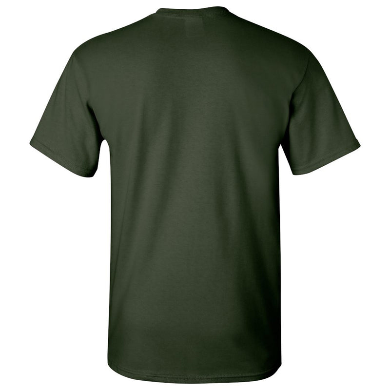Michigan State University Spartans Basic Block Dad Next Level Short Sleeve T Shirt - Forest Green