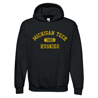 Michigan Tech Athletic Arch Hoodie - Black