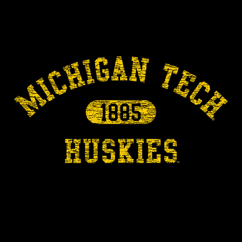 Michigan Tech Athletic Arch Hoodie - Black