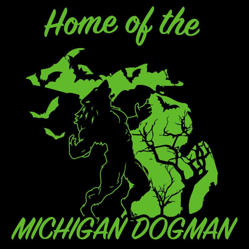 Michigan Dogman Cryptid T-Shirt - Black