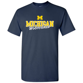 Michigan Fresh Script - Navy