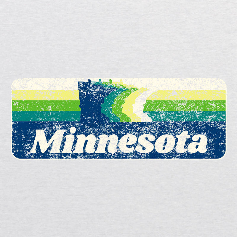 Minnesota Retro Rainbow Youth - White