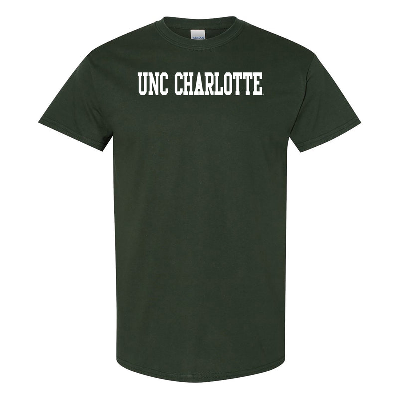 UNC Charlotte Forty-Niners Basic Block T-Shirt - Forest