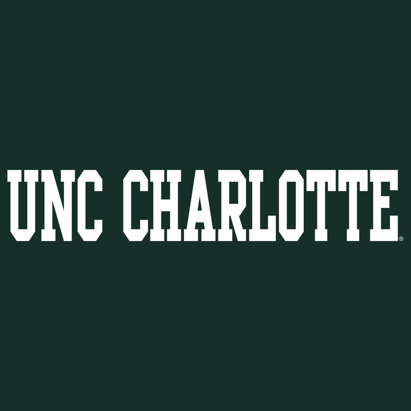 UNC Charlotte Forty-Niners Basic Block Short Sleeve T Shirt - Forest