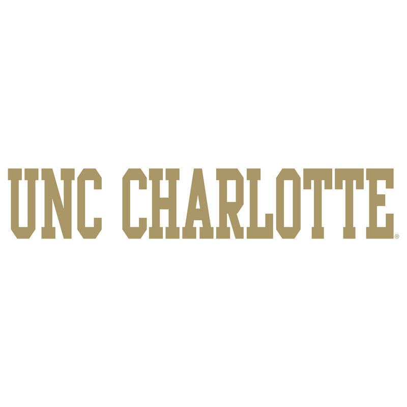 UNC Charlotte Forty-Niners Basic Block Short Sleeve T Shirt - White