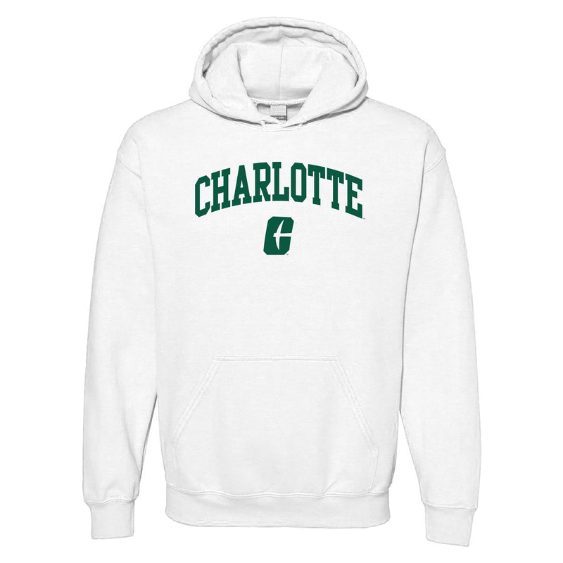 UNC Charlotte Forty-Niners Arch Logo Hoodie - White