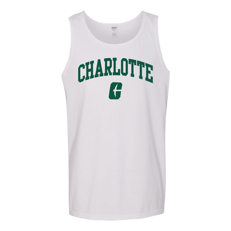 UNC Charlotte Forty-Niners Arch Logo Tank Top - White