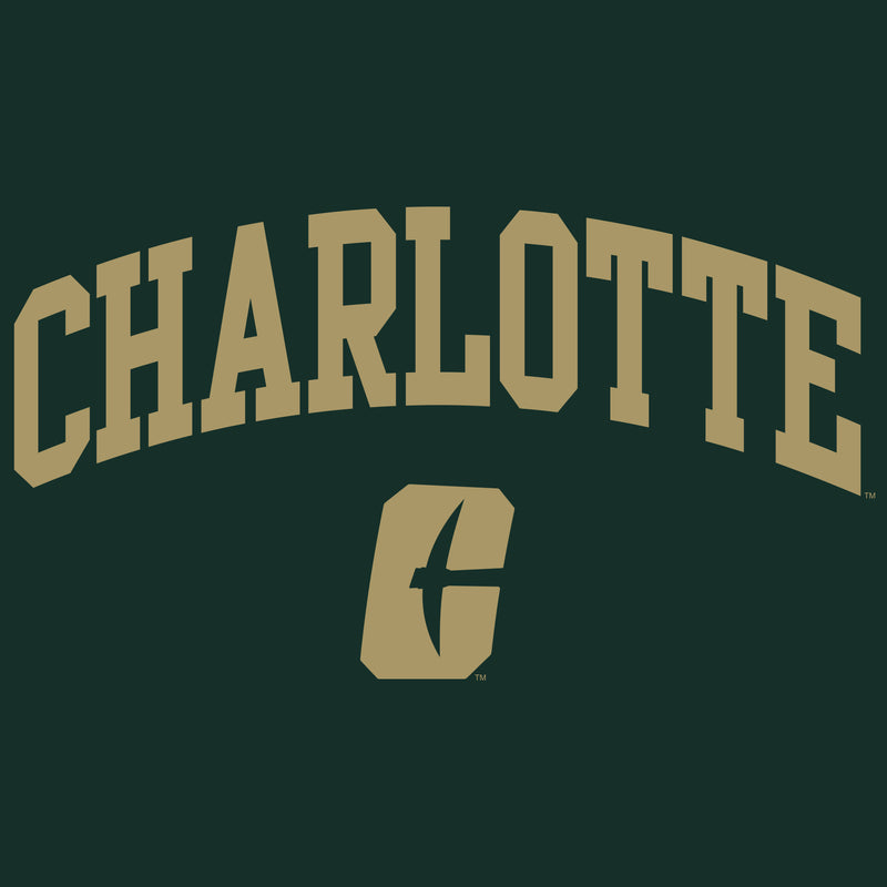 UNC Charlotte Forty-Niners Arch Logo Hoodie - Forest
