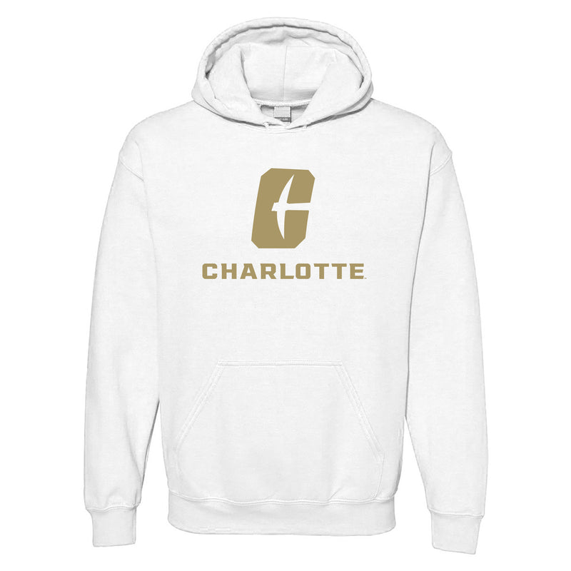 UNC Charlotte Forty-Niners Primary Logo Hoodie - White