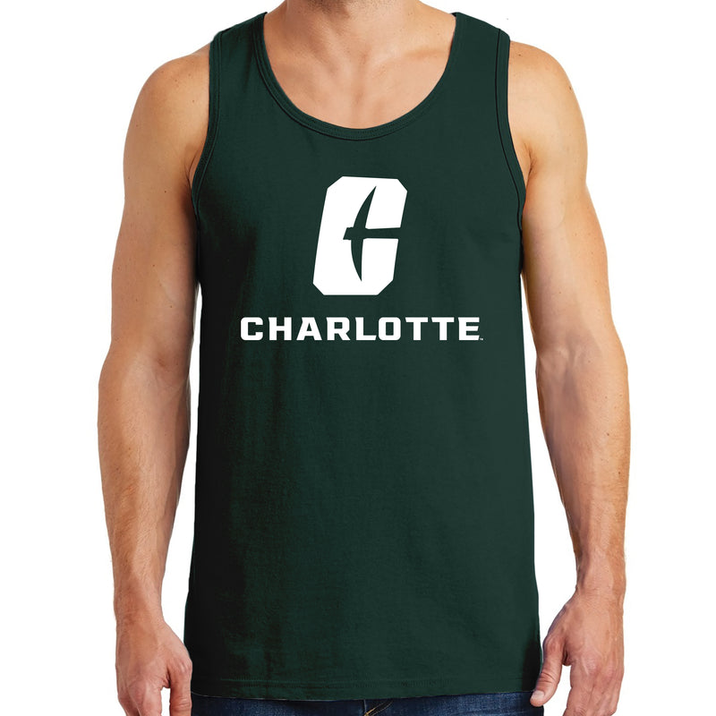 UNC Charlotte Forty-Niners Primary Logo Tank Top - Forest