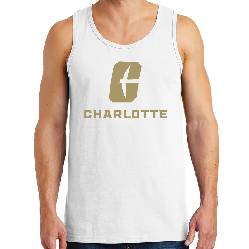 UNC Charlotte Forty-Niners Primary Logo Tank Top - White