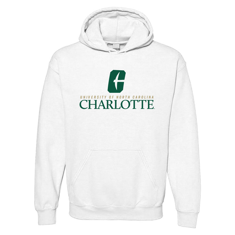UNC Charlotte Forty-Niners Institutional Logo Hoodie - White