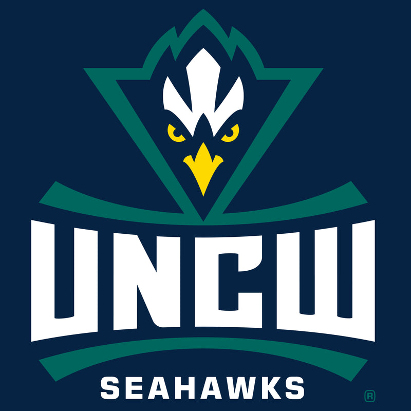 UNC Wilmington Seahawks Primary Logo Womens T Shirt - Navy