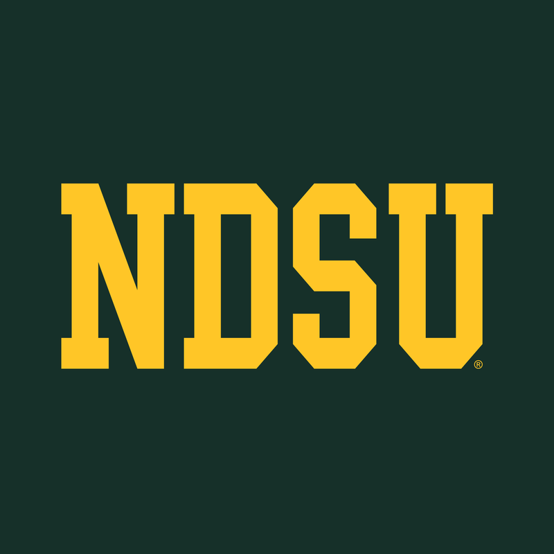 North Dakota State University Bison Basic Block Short Sleeve Youth T Shirt - Forest