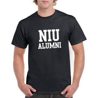 Northern Illinois University Huskies Basic Block Alumni Short Sleeve T Shirt - Black