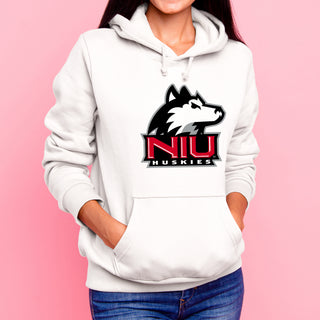 Northern Illinois Primary Logo Hoodie - White