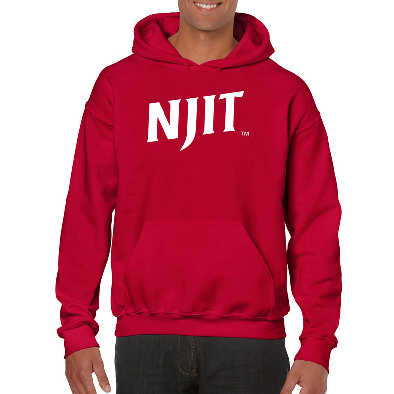 New Jersey Institute of Technology Basic Block Hoodie - Red