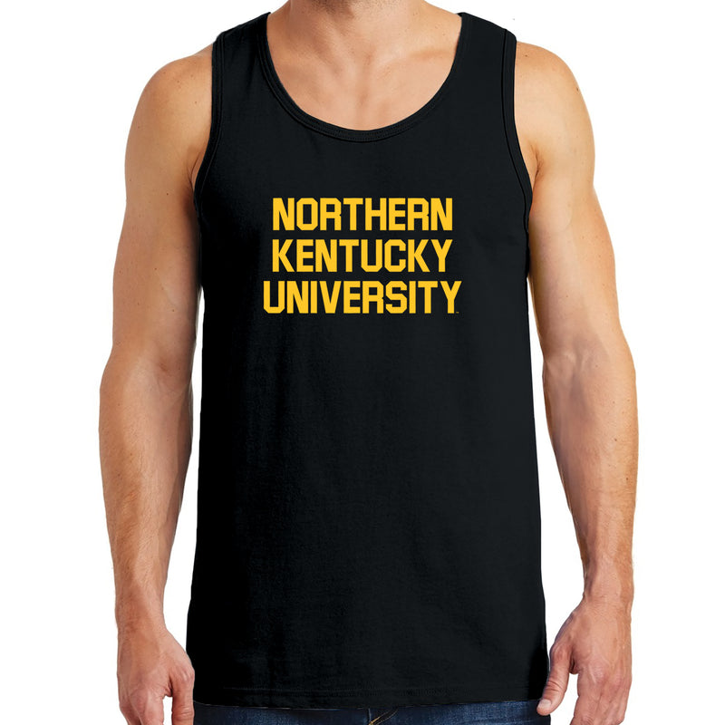 Northern Kentucky University Norse Basic Block Tank Top - Black