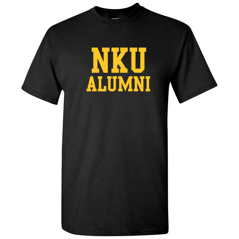 Northern Kentucky University Norse Alumni Basic Block Short Sleeve T Shirt - Black
