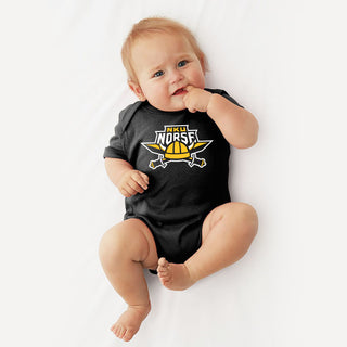 Northern Kentucky University Norse Primary Logo Infant Creeper - Black