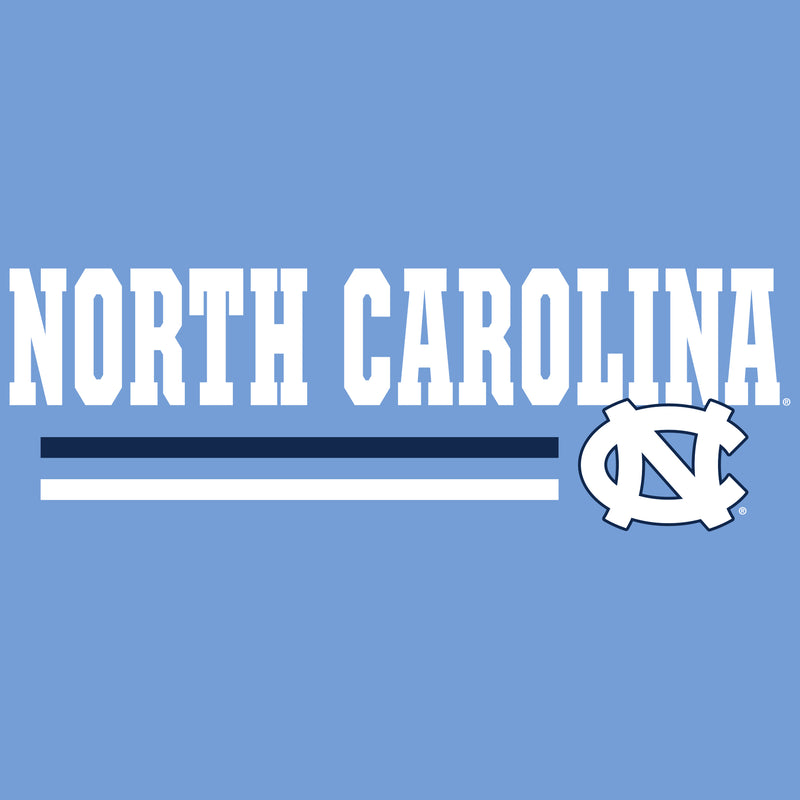 North Carolina Underlined Ringspun T-Shirt - Light Blue