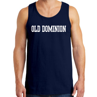 Old Dominion University Monarchs Basic Block Tank Top - Navy