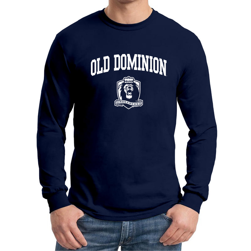 Old Dominion University Monarchs Arch Logo Long Sleeve T-Shirt - Navy