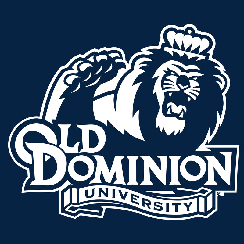 Old Dominion University Monarchs Primary Logo Youth Short Sleeve T Shirt - Navy