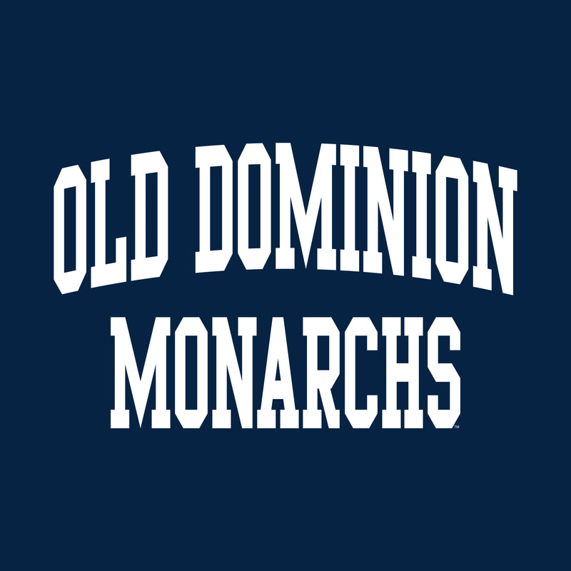 Old Dominion University Monarchs Front Back Print Heavy Blend Hoodie - Navy