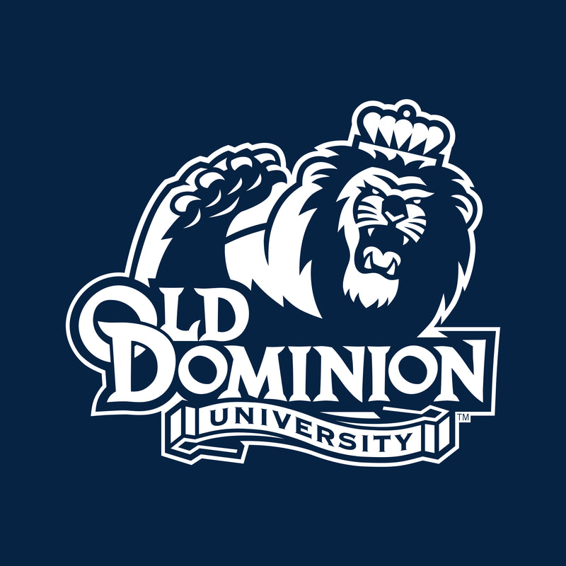 Old Dominion University Monarchs Front Back Print Heavy Blend Hoodie - Navy