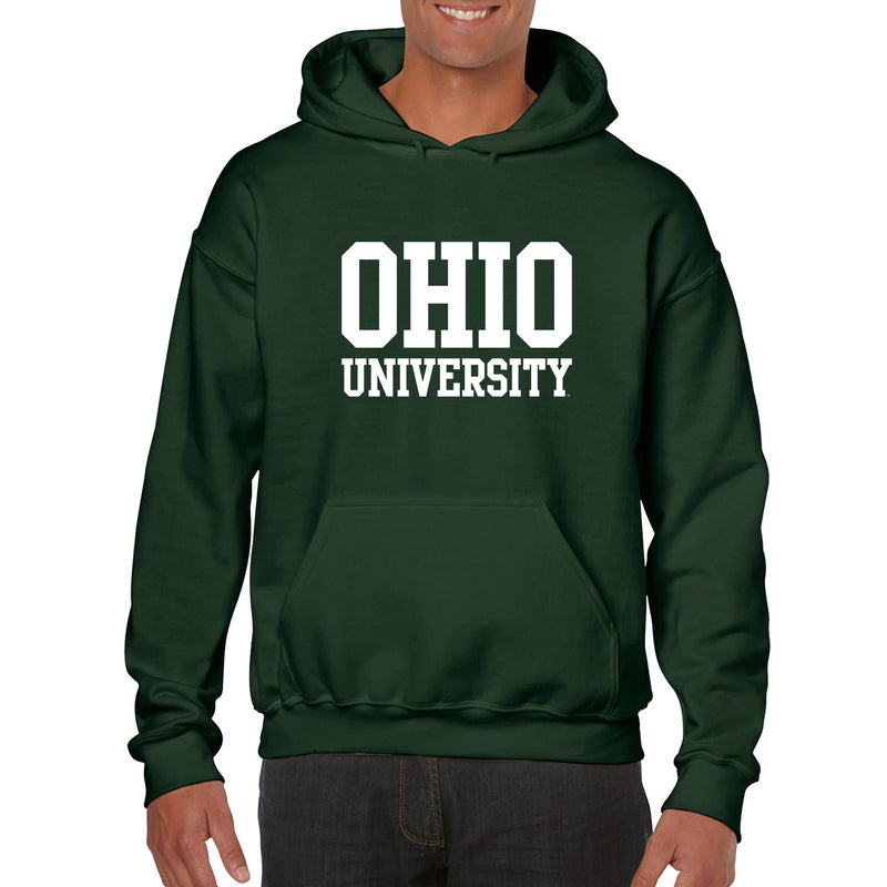 Ohio University Bobcats Basic Block Hoodie - Forest