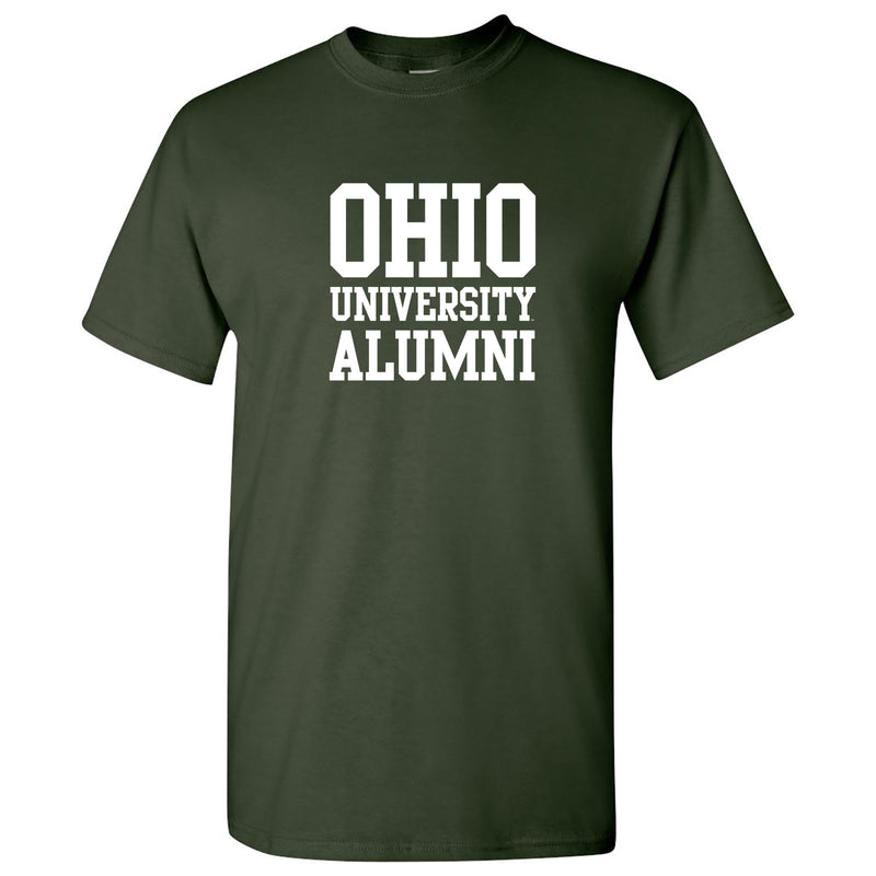 Ohio University Bobcats Basic Block Alumni Short Sleeve T Shirt - Forest
