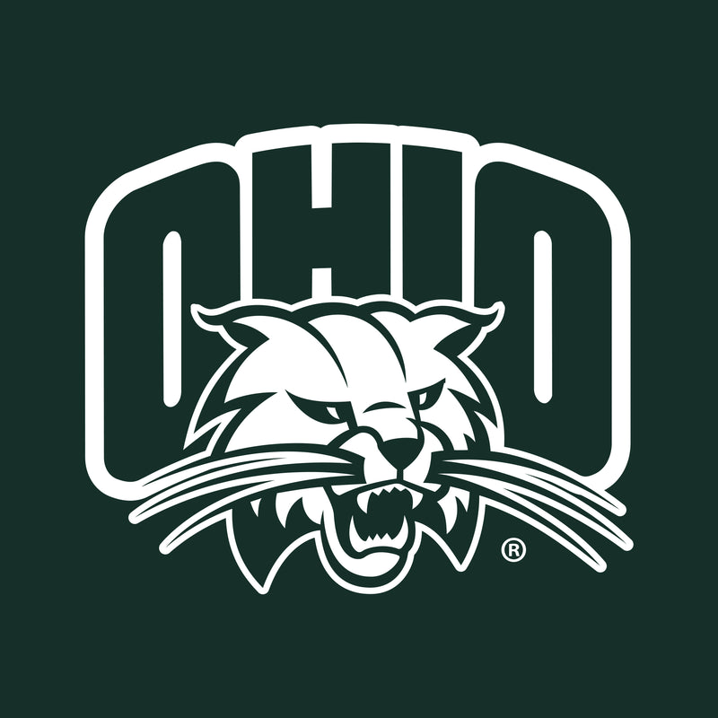 Ohio University Bobcats Arch Logo Long Sleeve T Shirt - Forest