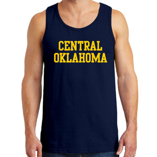 Central Oklahoma University Bronchos Basic Block Tank Top - Navy