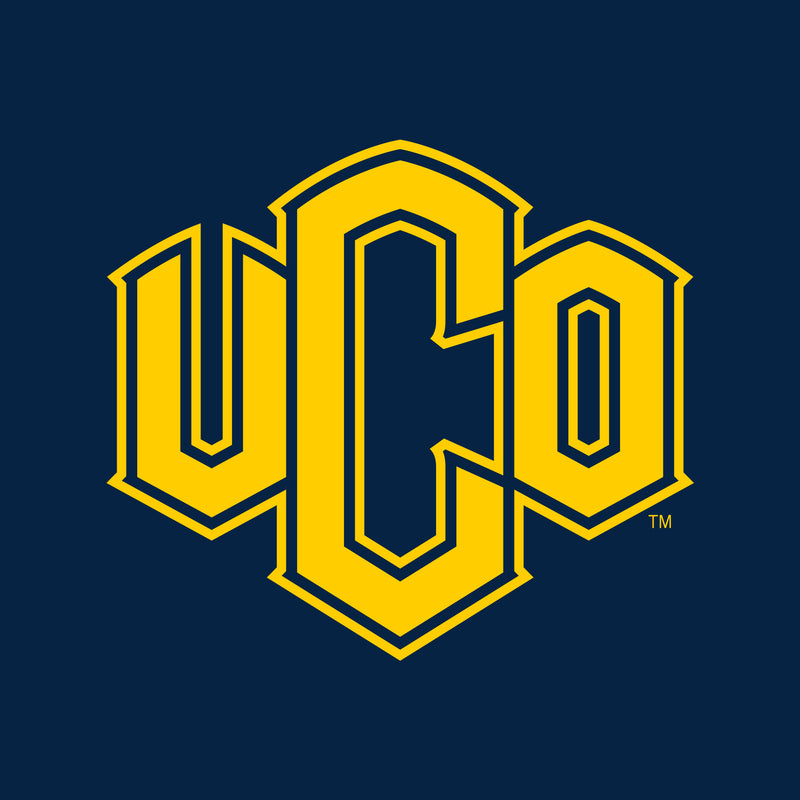 Central Oklahoma University Bronchos Primary Logo Womens Short Sleeve T Shirt - Navy