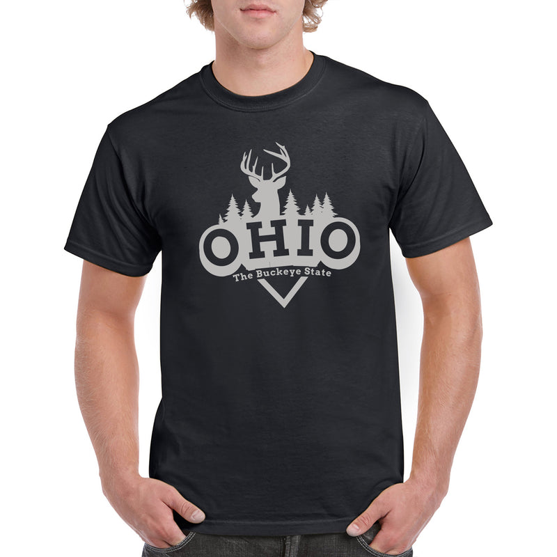 Ohio Deer Arch T-Shirt - Black