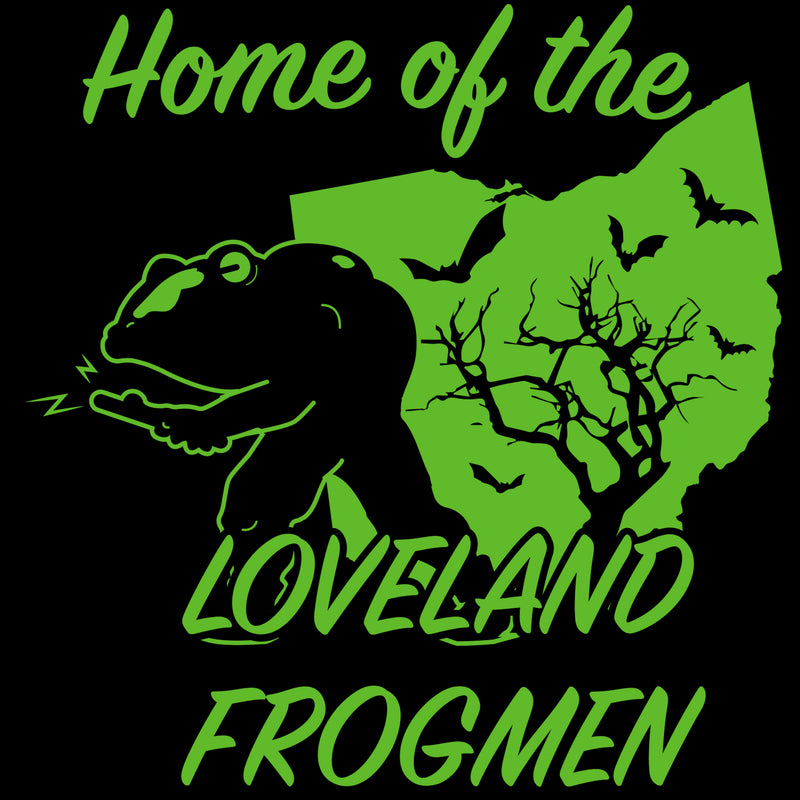 Ohio Loveland Frogmen Cryptid T-Shirt - Black