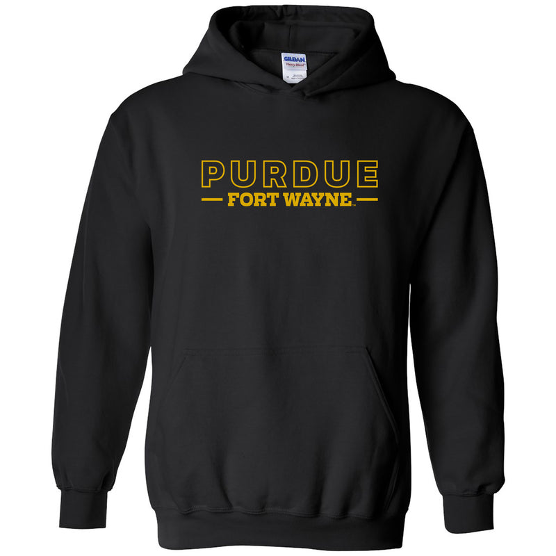 Purdue University Fort Wayne Mastodons Basic Block Hoodie - Black