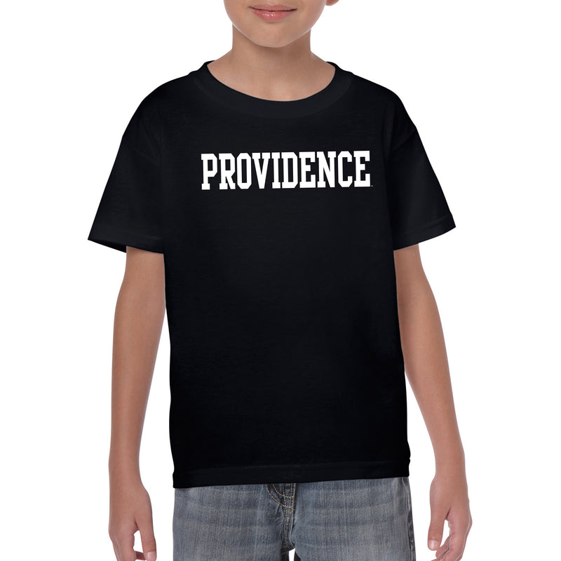 Providence College Friars Basic Block Youth T-Shirt - Black