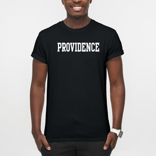 Providence College Friars Basic Block Short Sleeve T-Shirt - Black