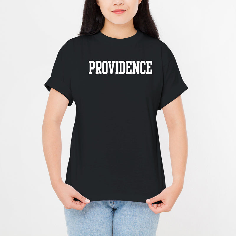 Providence College Friars Basic Block Short Sleeve T-Shirt - Black