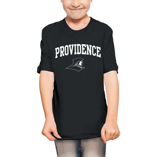 Providence College Friars Arch Logo Youth T-Shirt - Black