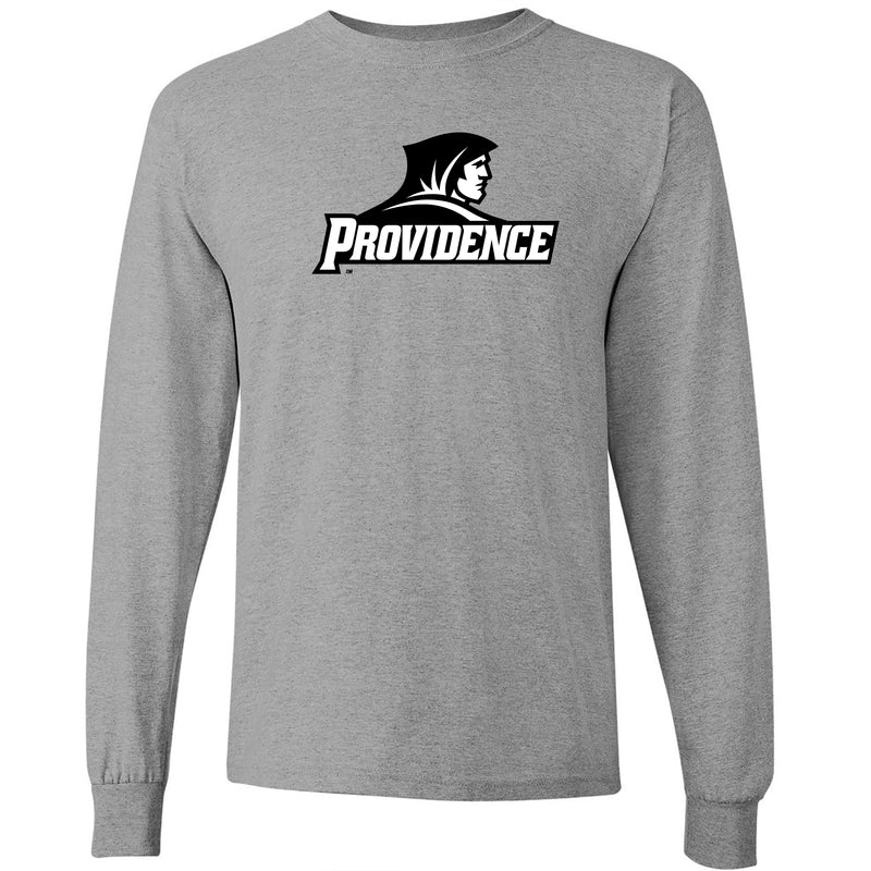Providence College Friars Primary Logo Long Sleeve - Sport Grey