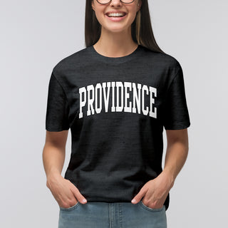 Providence Friars Mega Arch T-Shirt - Dark Heather