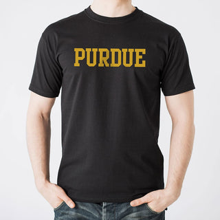 Purdue Boilermakers Basic Block T Shirt - Black