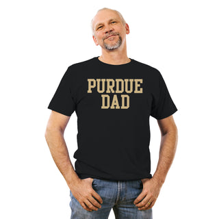 Purdue Boilermakers Basic Block Dad T-Shirt - Black