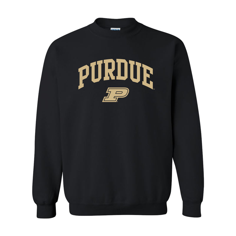 Purdue Boilermakers Arch Logo Crewneck Sweatshirt - Black