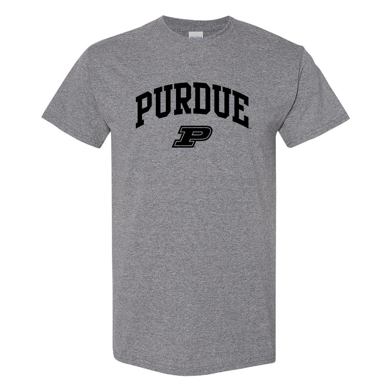 Purdue Arch Logo T-Shirt - Graphite Heather